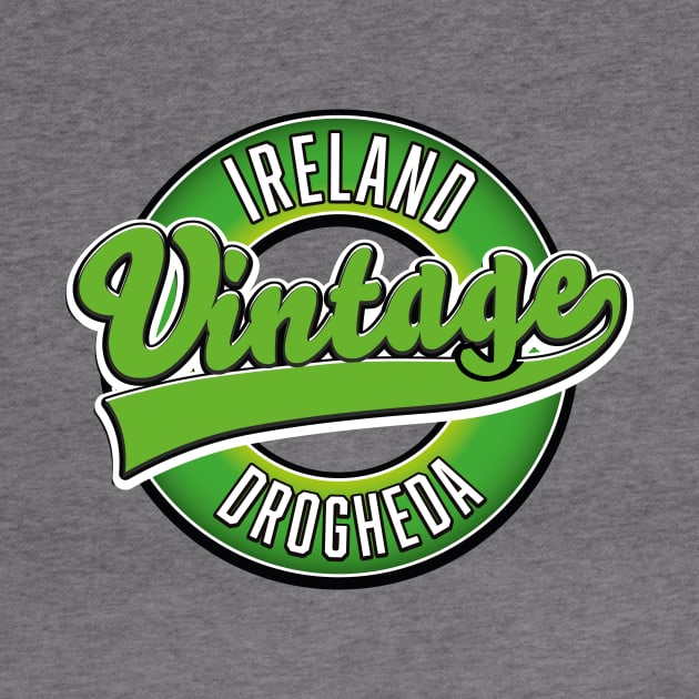ireland Drogheda vintage logo by nickemporium1